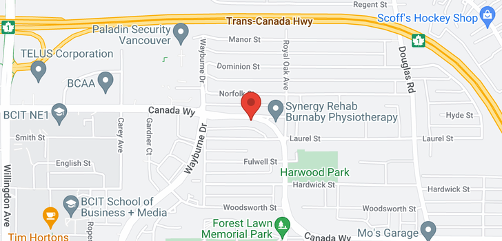 map of 4668 CANADA WAY